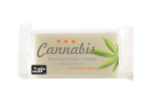 Mydło konopne naturalne 100 g  z mikropeelingiem 100 g
