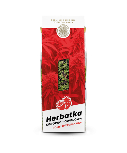 Herbatka konopno owocowa "POMELO - TRUSKAWKA" 45g