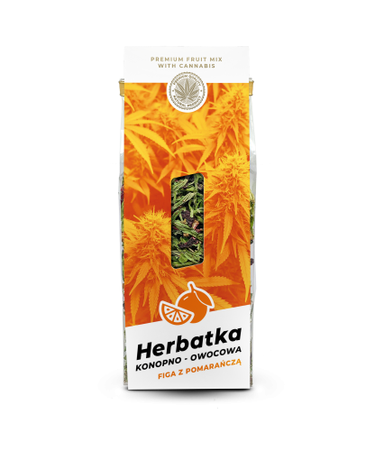 Herbatka konopno owocowa "FIGA Z POMARAŃCZĄ" 45g