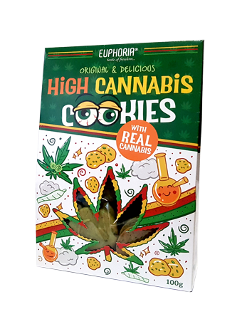 Ciastka konopne - EUPHORIA High Cannabis 100g