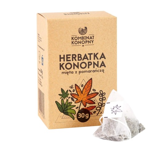 Herbatka konopna - Mięta z pomarańczą - Kombinat Konopny