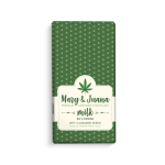 Czekolada mleczna Mary&Juana z łuskanym ziarnem konopi 80g - EUPHORIA