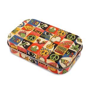 Pudełko metalowe na susz Euphoria Box - Groovy