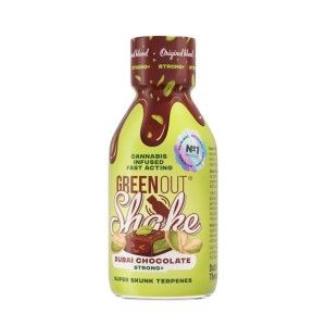Shot konopny Green Out® Shake Dubai Chocolate 200 ml - Strong+ 
