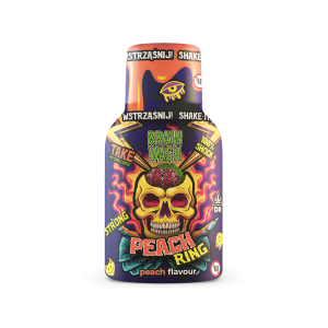 Shot konopny CBD Brain Wash Peach Ring 100 ml