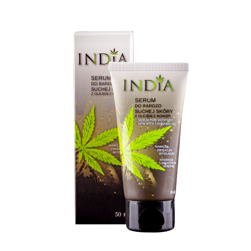 Serum z olejem z konopi do suchej skóry INDIA